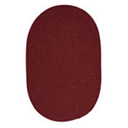 BETTER TRENDS Better Trends BRCR2240BU 22 x 40 in. Chenille Reversible Rug - Burgundy BRCR2240BU